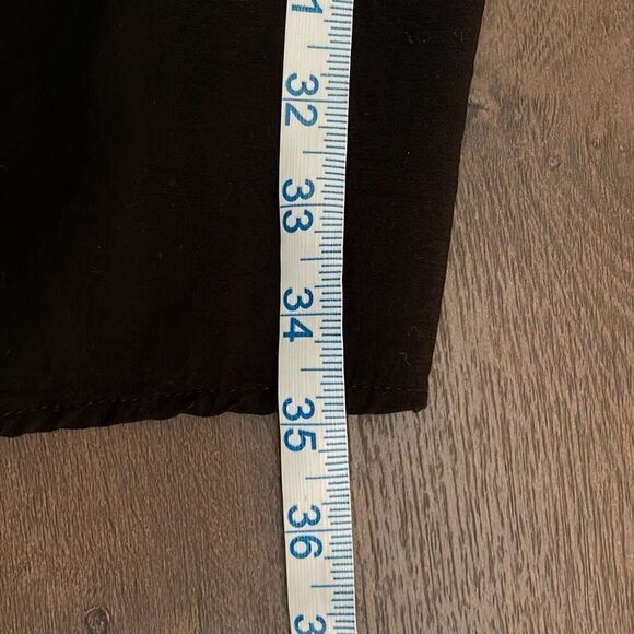 LOFT Womens Embroidered Lace Trim Spaghetti Strap Slip Mini Dress Black Medium - Picture 9 of 9